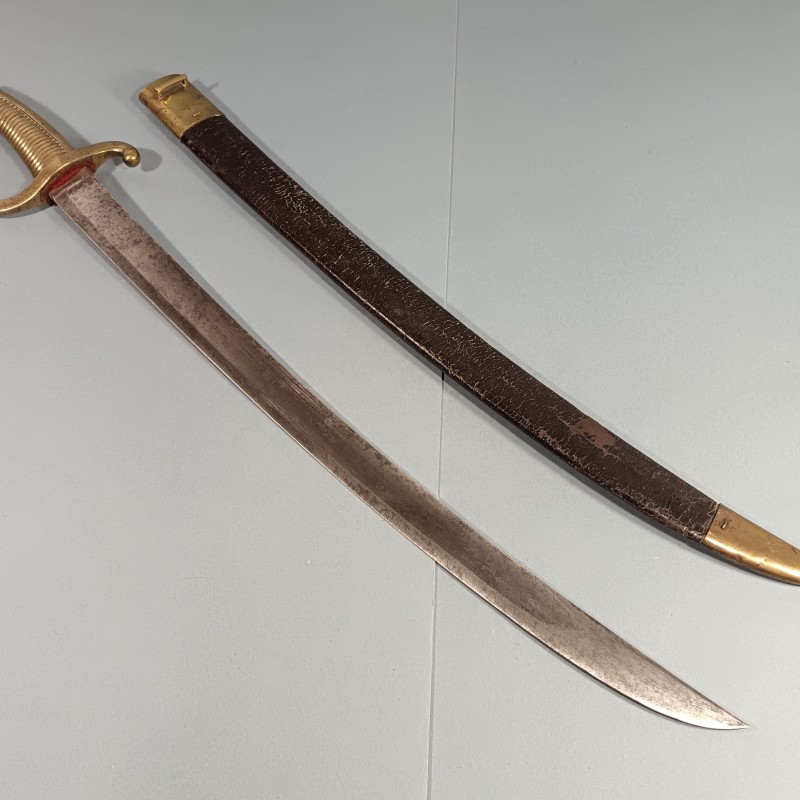 SABRE BRIQUET INFANTERIE MODELE AN XI PREMIER EMPIRE ET SECOND EMPIRE LAME NON MARQUEE